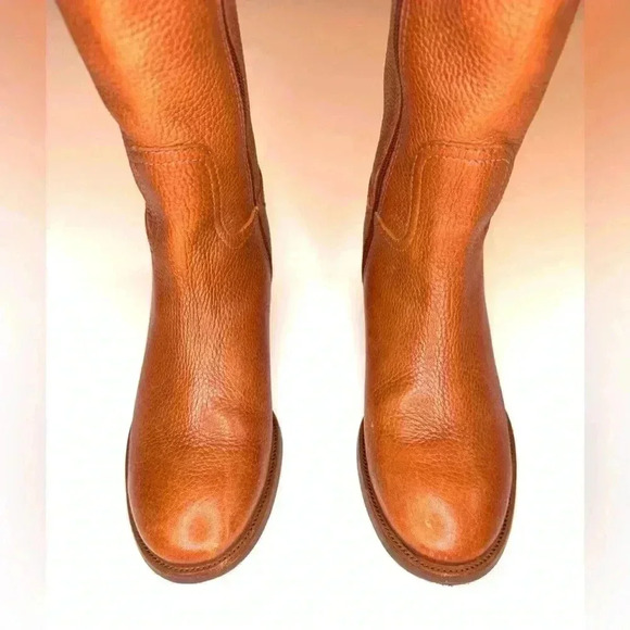 Tory Burch Women’s Selma Leather Riding Boots size 5.5 M - Picture 12 of 13